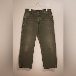 Carhartt Men’s Green Work Pants
